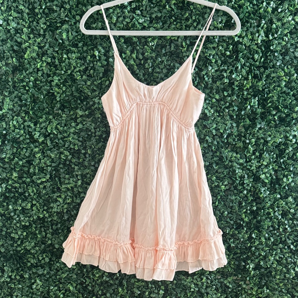 EUC FREE PEOPLE INTIMATELY DRESS PAJAMAS NIGHTY PINK OS / SMALL / MED